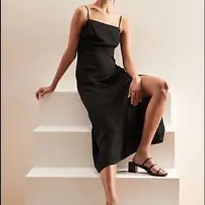Banana Republic Front Slit Midi Dress - L, NWT